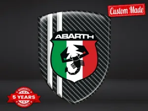 Fiat Abarth Rear Window Stickers Cars Max Durable Pro Style